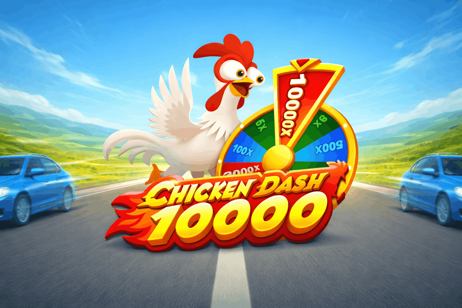 Chicken Dash 10000 casino game logo.png