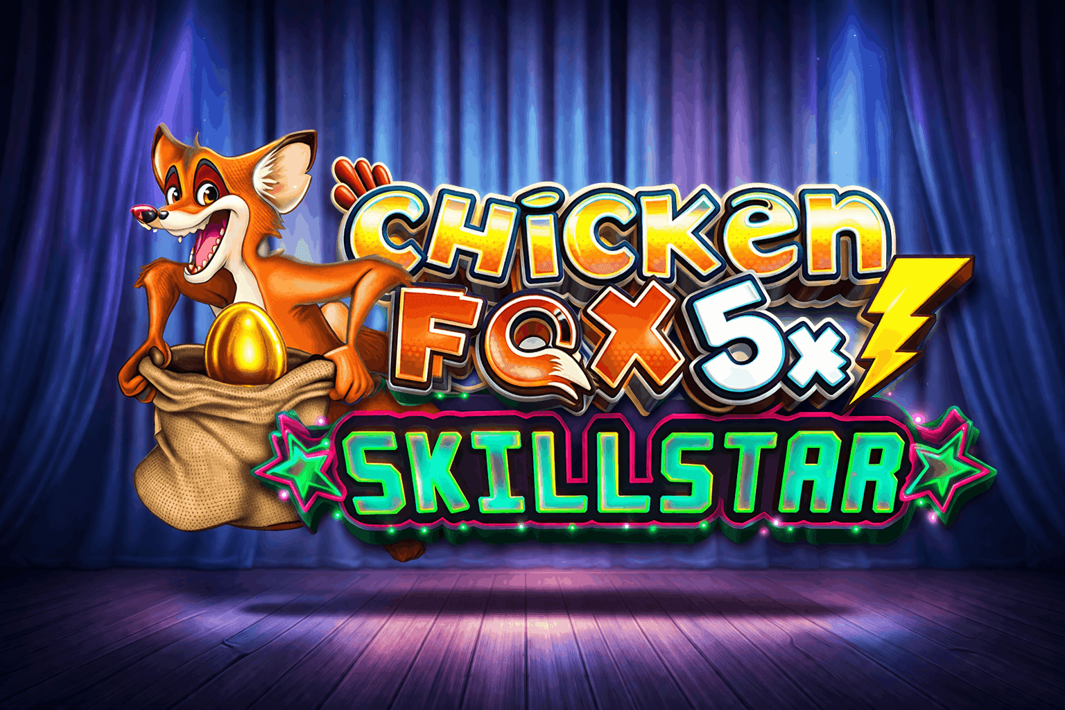 Chicken Fox 5x Skillstar casino game logo.png