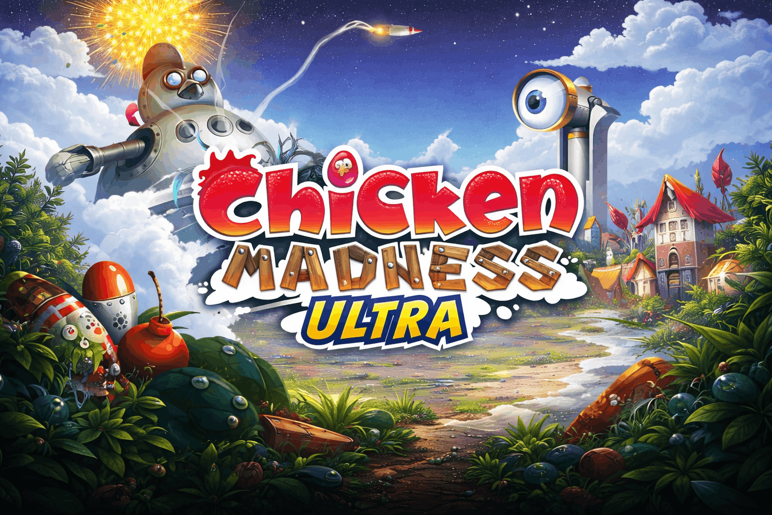 Chicken Madness Ultra casino game logo.png
