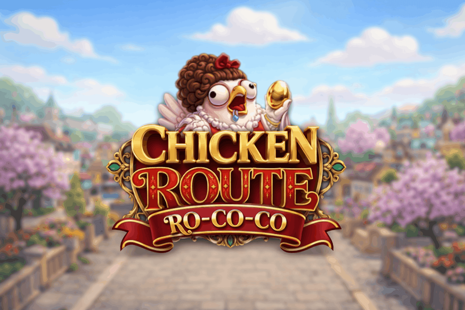 Chicken Route Rococo casino game logo.png