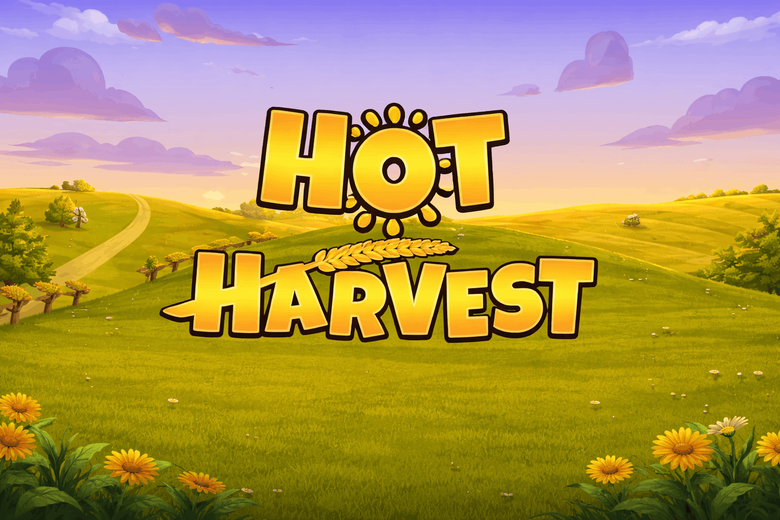 Hot Harvest casino game logo.png