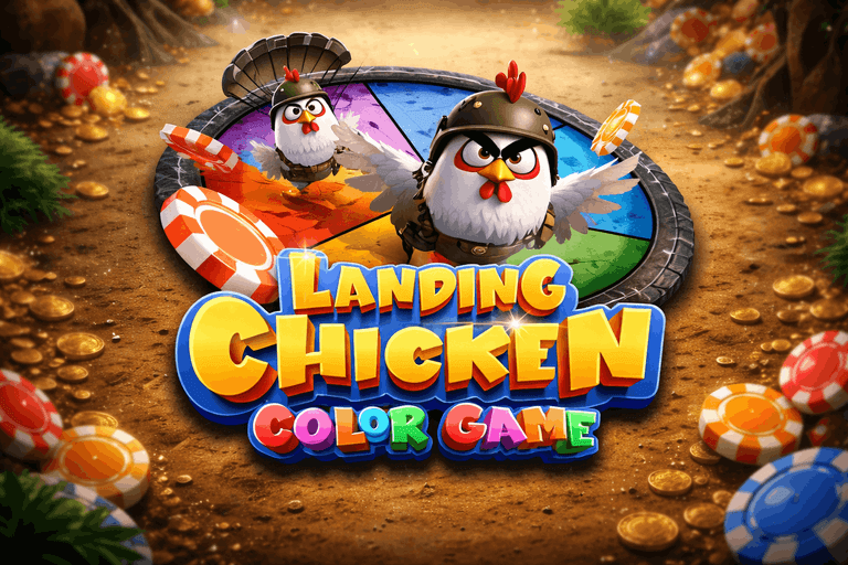 Landing Chicken casino game logo.png