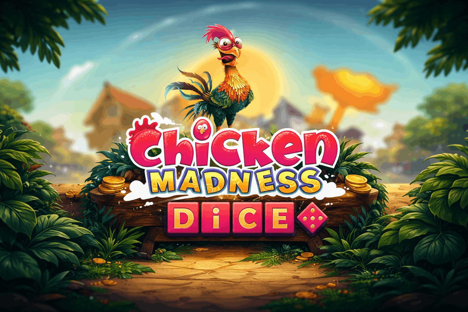 Chicken Madness Dice casino game logo.png