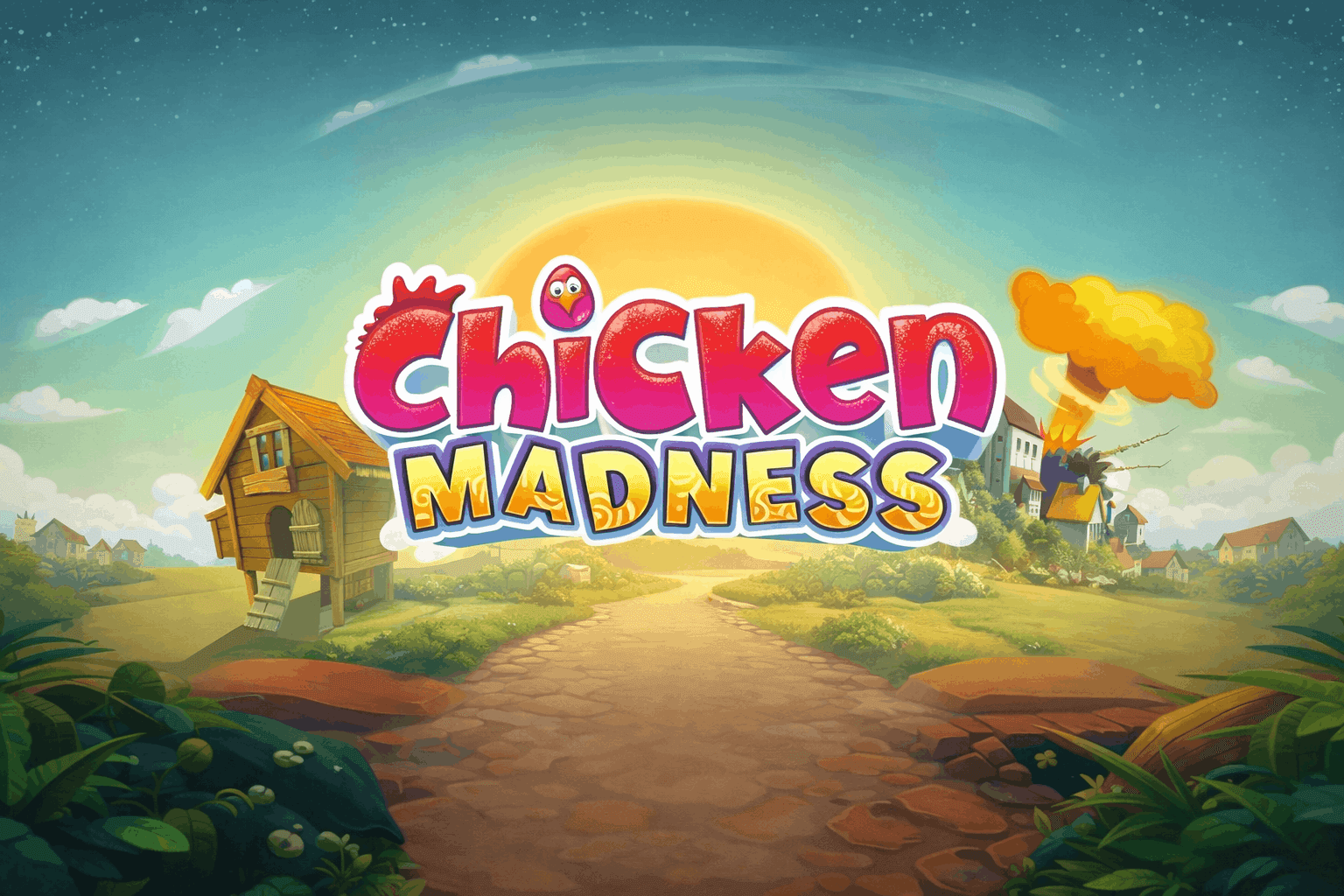 Chicken madness casino game logo.png