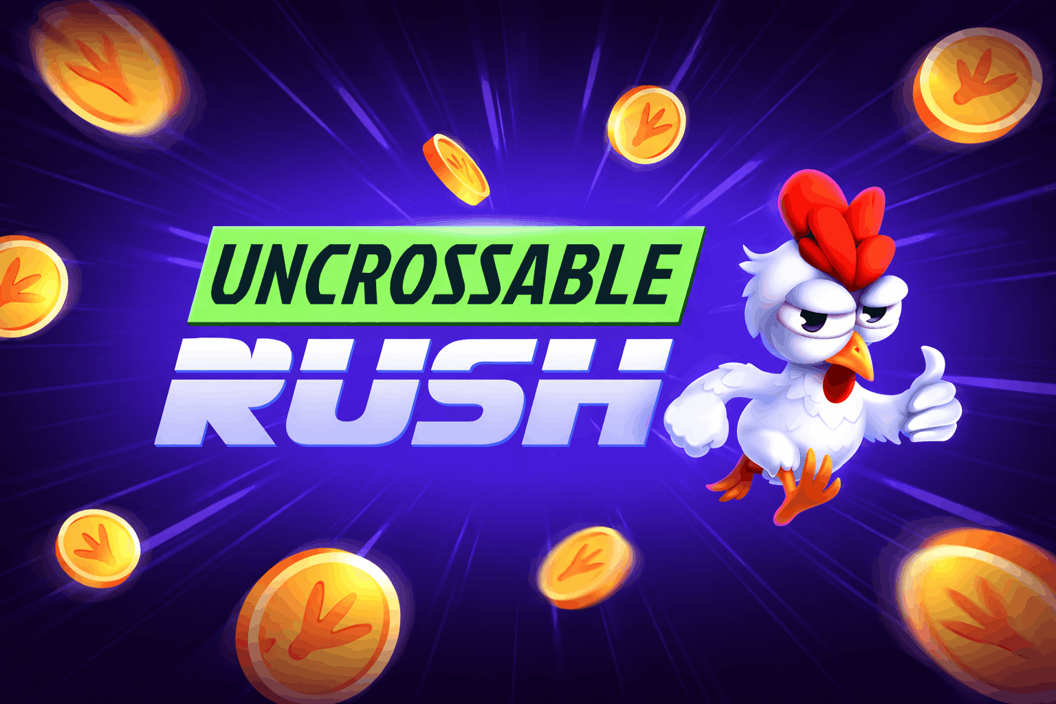 Uncrossable Rush casino game logo.png
