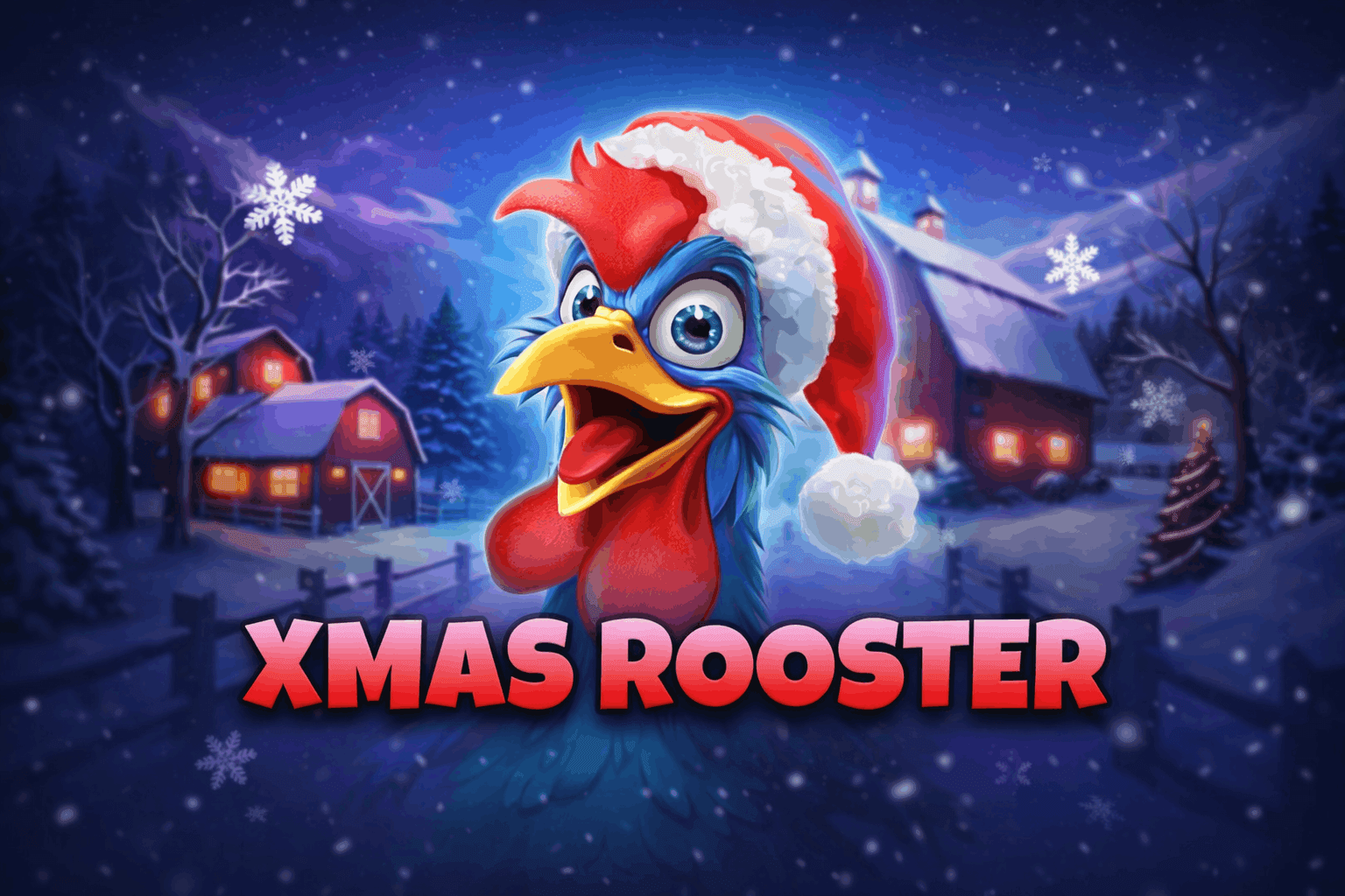 Xmas Rooster casino game logo.png